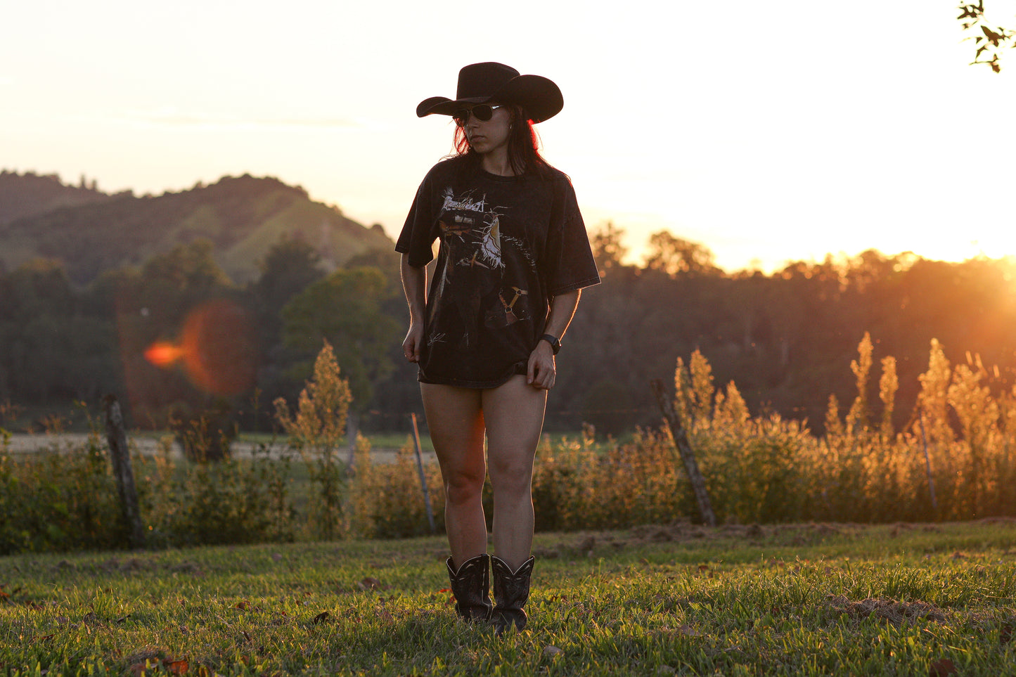 Rosefire Media Bronc Oversized tee