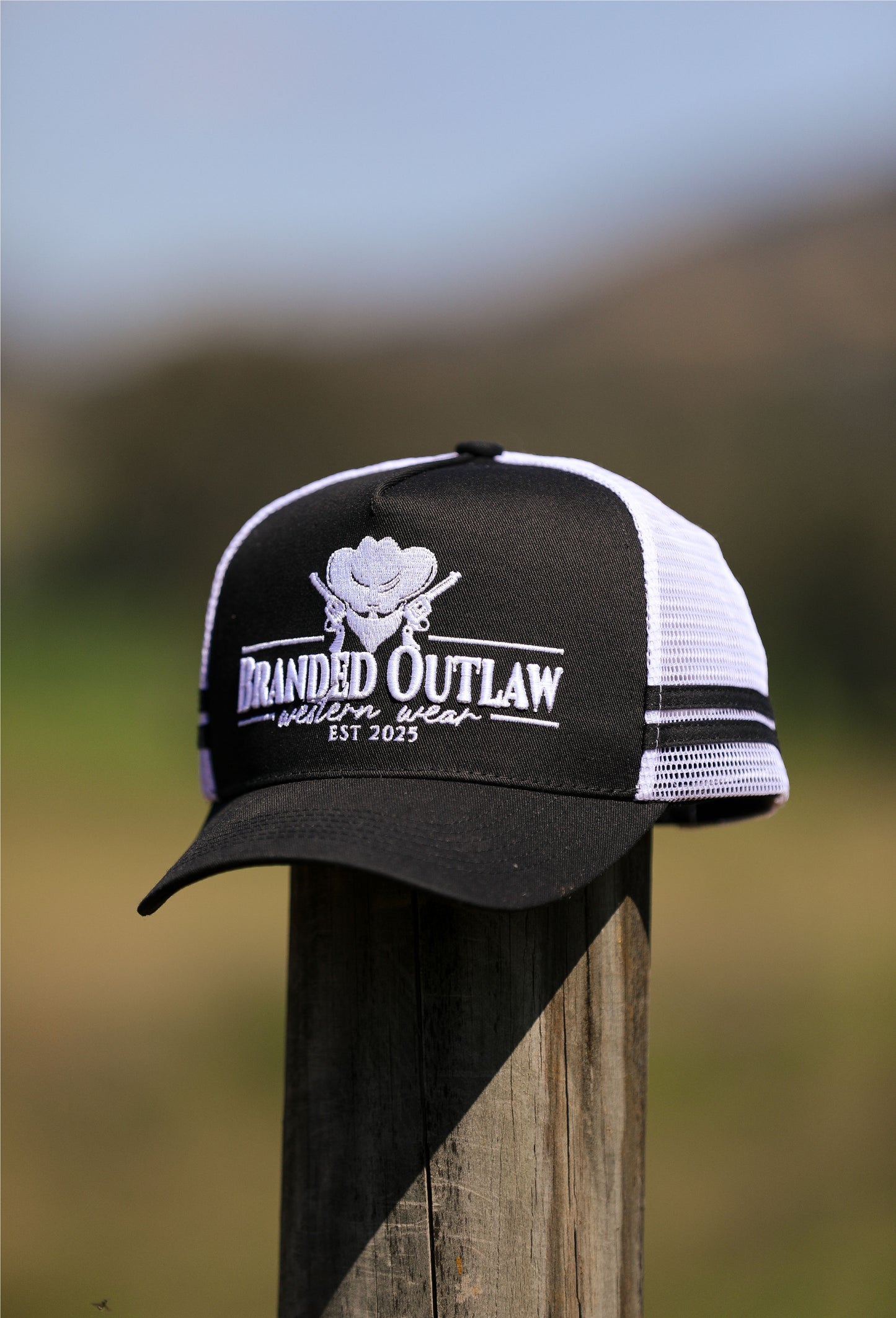 Branded Outlaw Trucker cap