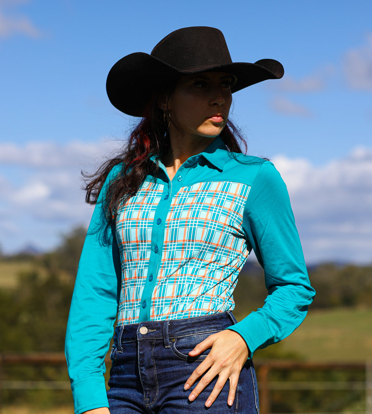 "Skylar" Western Bodysuit