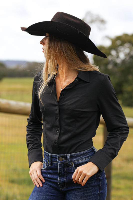 Obsidian Western Bodysuit