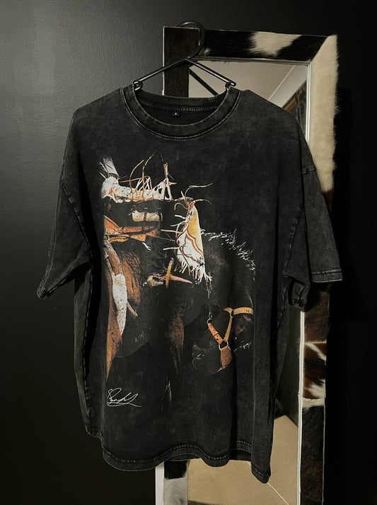 Rosefire Media Bronc Oversized tee